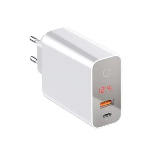 Baseus Speed PPS ładowarka sieciowa EU USB + USB Typ C PD3.0 QC3.0 45W biały (CCFSEU907-02) hurtel-51211-0 - Ładowarki do telefonów - miniaturka - grafika 21