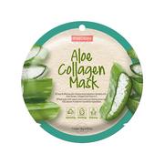 Maseczki do twarzy - Purederm Aloe Collagen Mask maseczka kolagenowa w płacie Aloes 18g - miniaturka - grafika 1