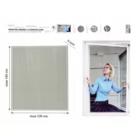 Moskitiery - MOSKITIERA NA OKNO Z ALUMINIOWĄ RAMKĄ SMUKEE - miniaturka - grafika 1