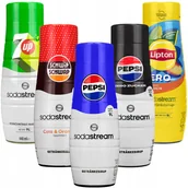 Syropy i koncentraty owocowe - 5x SYROP SODASTREAM 7UP PEPSI LIPTON SCHWIP SCHWAP KONCENTRAT DO SATURATORA - miniaturka - grafika 1
