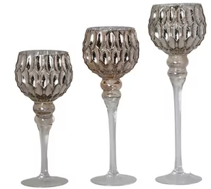 Kpl.3 kielichów szampańskich - Kieliszki - miniaturka - grafika 1