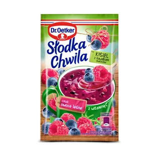 Dr Oetker SŁODKA CHWILA KISIEL OWOCE LEŚNE Z OWOCAMI 31,5G 55499826 - Budyń - miniaturka - grafika 1