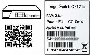 DrayTek Vigor Q2121x - Switche - miniaturka - grafika 3