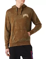 Bluzy męskie - Champion Męska bluza z kapturem Rochester 1919 City Exporer Tie Dye z kapturem, zielona (DUK), XXL, zielony (Duk), XXL - miniaturka - grafika 1