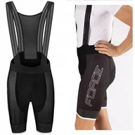 Spodenki rowerowe - Spodenki Rowerowe Męskie Force Smooth rozmiar L Sport Mocno Przylegające - miniaturka - grafika 1