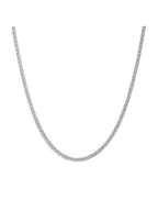 Naszyjniki męskie - ICED STUFF Łańcuszek New Franco Chain Białe złoto - miniaturka - grafika 1