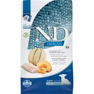 Farmina N&D Ocean Dog Puppy Mini cod pumpkin & cantaloupe melon 2,5 kg - Sucha karma dla psów - miniaturka - grafika 1