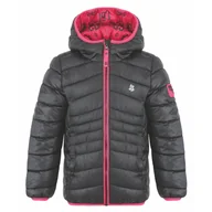 Kurtki i płaszcze dla chłopców - Dziecięca kurtka zimowa Loap Intermo Rozmiar dziecięcy: 122-128 / Kolor: czarny/różówy - miniaturka - grafika 1