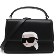 Torebki damskie - Karl Lagerfeld Skórzana torebka na ramię k/ikonik 2.0 cb lock - miniaturka - grafika 1