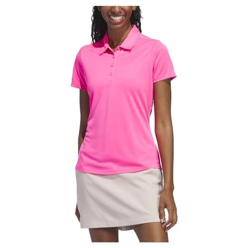 ADIDAS Damska koszulka polo Performance Golf 4067886259492 Solar Pink, Różowy słoneczny, XXL