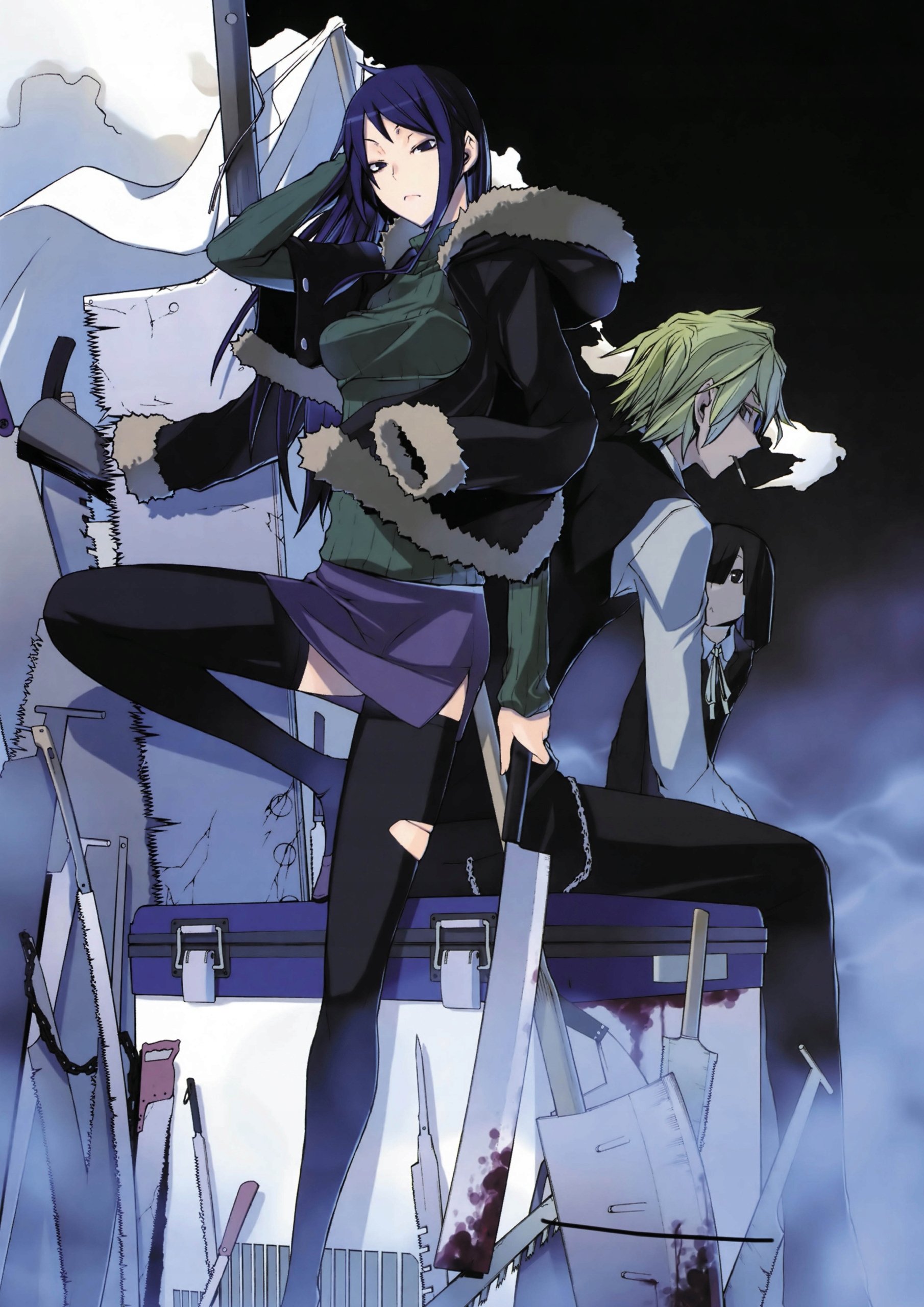 Plakat A2 anime manga Durarara!! Durarara Drrr!!