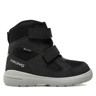 Buty dla chłopców - Śniegowce Viking Fun Warm Gtx 2V 3-94610-2 Czarny - miniaturka - grafika 1