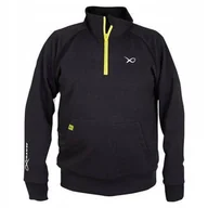 Inne akcesoria dla wędkarzy - BLUZA WĘDKARSKA MATRIX MINIMAL SWEATER BLACK MARL+LIME R. L - miniaturka - grafika 1