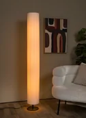 Lampy stojące - Lampa stojąca Fold w kolorze białym z plisowanym kloszem, wysokość 160 cm - miniaturka - grafika 1
