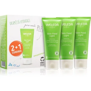 Weleda Zestaw upominkowy do Skin Food nawilżająco odżywczych dla Skin Food Light 3 x 75 ml - Zestawy kosmetyków damskich - miniaturka - grafika 1