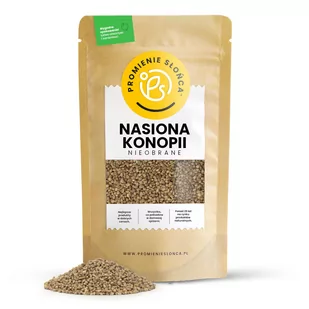 Nasiona konopii nieobrane 1000g - Ziarna i nasiona roślin strączkowych - miniaturka - grafika 1