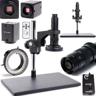 Mikroskopy i lupy - Mikroskop Cyfrowy Techrebal 10A 7-45x Dla Optyka Kamera 12MP Oświetlenie - miniaturka - grafika 1