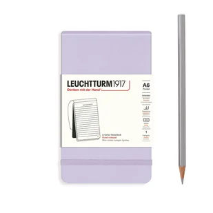 Notatnik Reporterski Leuchtturm1917 Pocket A6 Linie Lilac - Notesy i bloczki - miniaturka - grafika 1