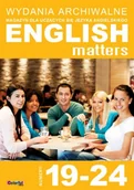 Czasopisma - Wydania archiwalne English Matters 19-24 (płyta CD) - miniaturka - grafika 1