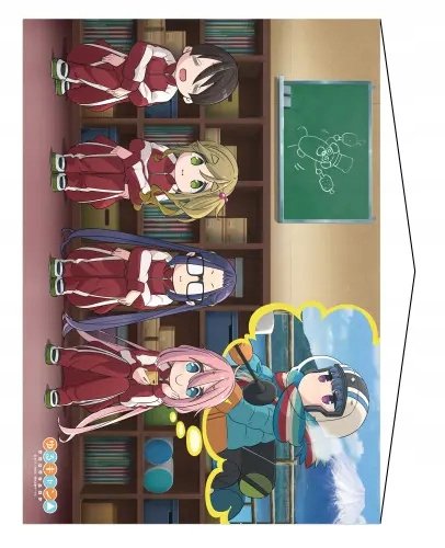 Plakat Anime Manga Yuru Camp yc_008 A2 (custom)