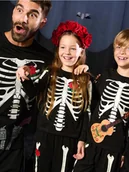 Piżamy dla dziewczynek - Sinsay - Piżama Halloween - czarny - miniaturka - grafika 1