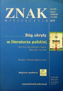 Znak Nr 619 Czy Pa Bóg lubi żonatych - Książki o kulturze i sztuce - miniaturka - grafika 1