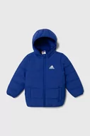 Kurtki i płaszcze dla dziewczynek - adidas kurtka dziecięca kolor niebieski - miniaturka - grafika 1