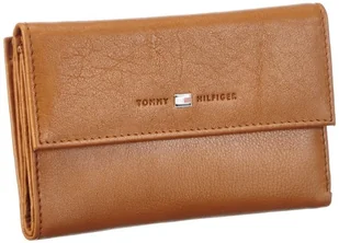 Tommy Hilfiger Damskie portfele BELLE LARGE ZIP WITH FLAP, 13 x 11 x 4 cm, brązowy - Braun Tan 950-13x11x4 cm (B x H x T) - Portfele - miniaturka - grafika 1