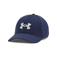 Czapki męskie - Męska Czapka z daszkiem UNDER ARMOUR UA BLITZING ADJ 1376701-410 – Granatowy - miniaturka - grafika 1