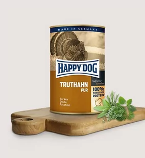 Happy Dog Pure, 6 x 400 g - Indyk - Mokra karma dla psów - miniaturka - grafika 1