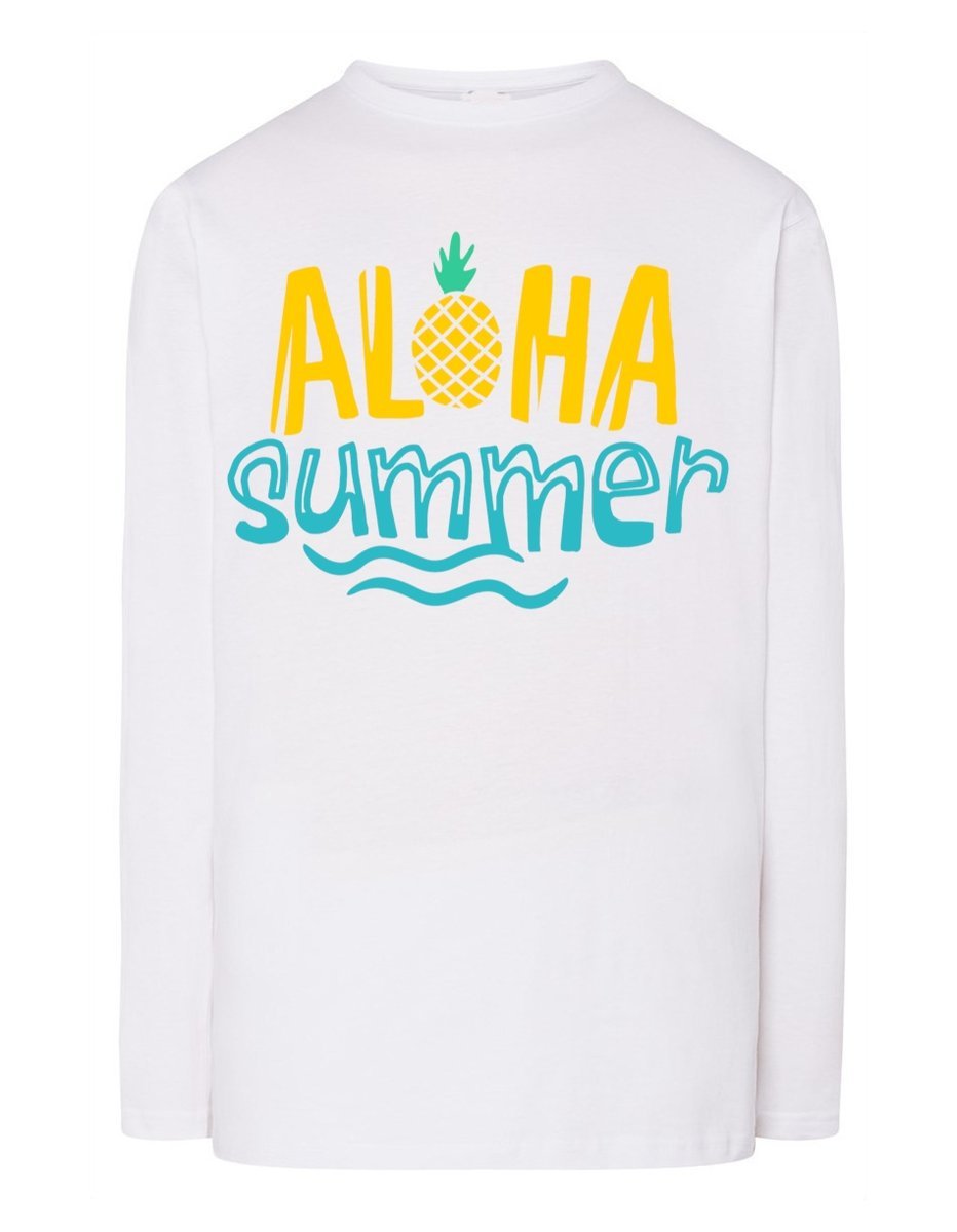 Longsleeve męski nadruk ALOHA SUMMER r.XL