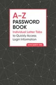 Pozostałe książki - A-Z Password Book: Individual Letter Tabs to Quickly Access Login Information - miniaturka - grafika 1