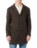 Płaszcze męskie - s.Oliver płaszcz męski długi rękaw, Brown, 54 - miniaturka - grafika 1