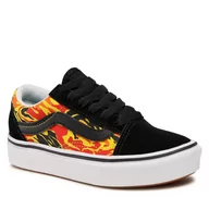 Trampki damskie - Vans Tenisówki Comfycush Old Sko VN0A4U1Q31O1 (Flame Camo) Blk/True Wht - miniaturka - grafika 1