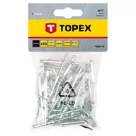 Nitownice - TOPEX Nity aluminiowe 4.8 x 18 mm, 50 szt. TOP-43E505 - miniaturka - grafika 1