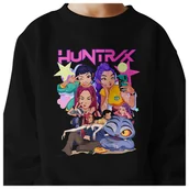 Bluzy dla dziewczynek - BLUZA DZIECIĘCA KPOP DEMON HUNTERS HUNTRIX 110-116 BAWEŁNIANA JAKOŚĆ - miniaturka - grafika 1