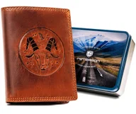 Portfele - Męski portfel ze skóry naturalnej - Peterson - miniaturka - grafika 1