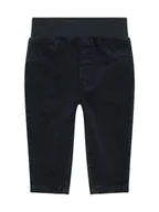 Spodenki dla niemowląt - Steiff Spodnie sztruksowe w kolorze czarnym - miniaturka - grafika 1