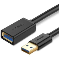 Kable komputerowe i do monitorów - UGREEN UGREEN Kabel UGREEN 10368 (USB 3.0 M - USB 3.0 F; 1m; kolor czarny) 2_223294 - miniaturka - grafika 1