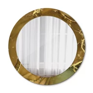 Lustra - Lustro do Wizażu Ścienne Metaliczne wiry 70cm - miniaturka - grafika 1