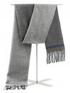 Apaszki i szaliki męskie - Męski Szal Szalik Zimowy Szary Melanż Elegancki Dodatek Pako Jeans - miniaturka - grafika 1