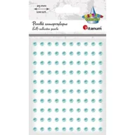 Szkolne artykuły papiernicze - Perełki samoprzylepne 5mm 100szt miętowe - Titanum - miniaturka - grafika 1