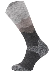 Skarpety trekkingowe ALASKAN MOOSE Heavy Weight, grube i ciepłe 80% MERINO, outdoorowe - Antracite 43-46 - Skarpetki męskie - miniaturka - grafika 1