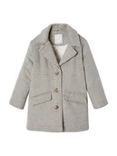 Płaszcze damskie - vertbaudet Płaszcz zimowy w kolorze szaro-jasnobrązowym - miniaturka - grafika 1