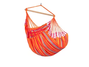 Fotel hamakowy LA SIESTA Domingo L180, czerwono-pomarańczowy, 160x110 cm - Hamaki - miniaturka - grafika 1
