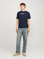 Koszulki męskie - Jack & Jones Koszulka w kolorze granatowym - miniaturka - grafika 1
