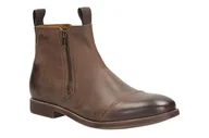 Półbuty męskie - Novato Zip [brown] - rozmiar 44 - miniaturka - grafika 1