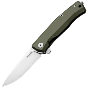 Nóż składany LionSteel Myto Green Aluminium, Stone Washed M390 by Molletta (MT01A GS) - Noże - miniaturka - grafika 1