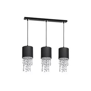 Milagro Lampa wisząca ALMERIA BLACK/CHROME 3xE27 MLP64300 - Lampy sufitowe - miniaturka - grafika 1