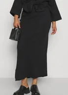 Spódnice - NOISY MAY PLUS SIZE SPÓDNICA CZARNA PRĄŻKOWANA 48 JHF - miniaturka - grafika 1